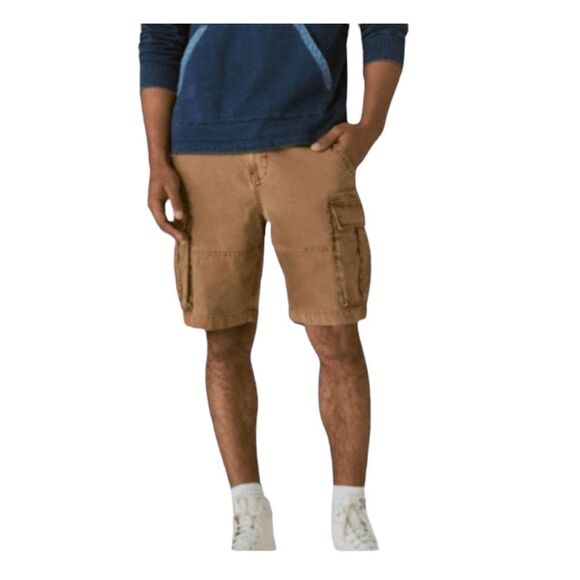 Lucky Brand 9" Classic Cargo Shorts Otter Tan 33 - Picture 1 of 13